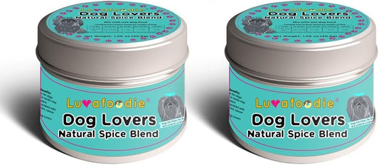 Luvafoodie Lata de Especias para Perros (Pack de 2)