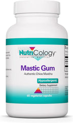 NutriCology Goma de Masticar de Mastic - Chios Mastic Gum - 1000 mg - 120 Cápsulas