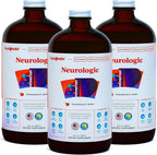 LIQUIDHEALTH Neurologic Focus Suplemento Líquido para la Memoria y Concentración con Ginkgo Biloba, Colina, L-Teanina y Fosfatidilserina - 946 ml