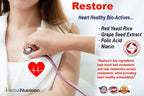 Herbal Nutrition Restore – Apoyo Salud Cardíaca y Colesterol, 60 Cápsulas