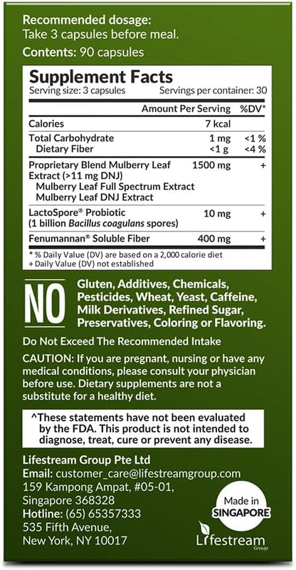LABO Nutrition Mulbiotic Cápsulas - Extracto – Apoyo digestivo: LactoSpore contribuye al equilibrio de la flora – Image 4