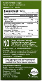 LABO Nutrition Mulbiotic Cápsulas - Extracto Orgánico de Hoja de Morera + Probiótico LactoSpore y Prebiótico Fenumannan - Apoyo para Antojos de Carbohidratos, Vegano, Sin Gluten