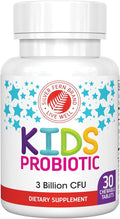Silver Fern Brand Kids Ultimate Probiotic - 30 comprimidos masticables - Sin azúcar ni gluten - Suplemento infantil con probióticos - Apoyo digestivo e inmunitario