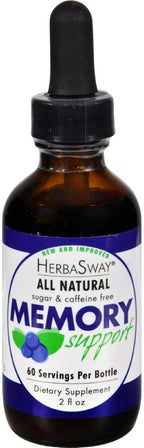 Herbasway Soporte de Memoria (Arándano) 60 ml - Extracto Líquido de Bayas Antioxidantes