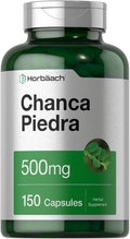 Horbäach Chanca Piedra Cápsulas | 500mg | 150 Cápsulas | Suplemento Herbal Sin Gluten y No Transgénico