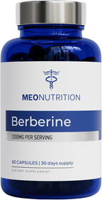 Meo Nutrition Berberina 1200mg HCl - 60 Cápsulas - Apoyo Metabólico y Bienestar General