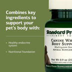 Standard Process Inc. Canine Multisystem Support - Polvo Nutricional 25 g