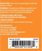 The Vitamin Shoppe Acetil-L-Carnitina 500mg – Carnipure™ – 60 Cápsulas