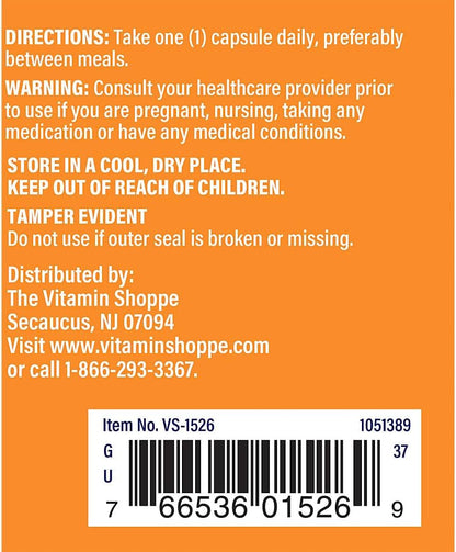 The Vitamin Shoppe Acetil-L-Carnitina 500mg – Propiedades antioxidantes: La acetil-L-carnitina también actúa como – Image 3