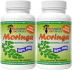 Sunshine Naturals Moringa Oleifera 120 Cápsulas (Pack de 2)
