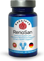 RaDoTech RenoSan - Complemento para la salud del tracto urinario, 60 cápsulas veganas