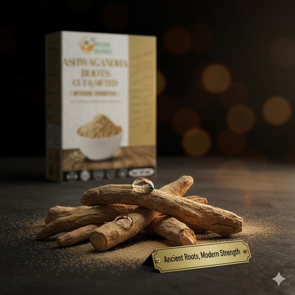 Herbs Botanica Té de Raíz de Ashwagandha - Hojas Sueltas, 227g