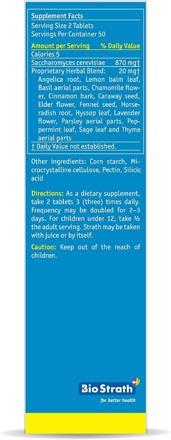 Bio-Strath Tablets, 100 Comprimidos