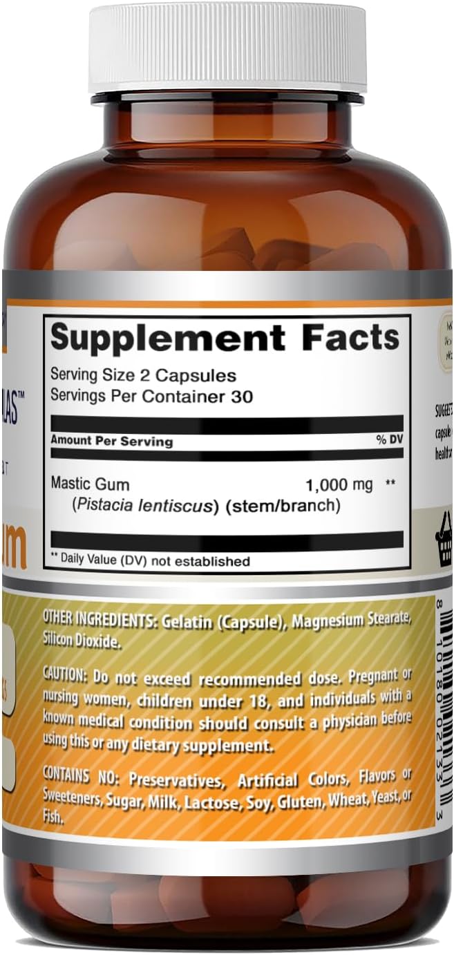 Amazing Formulas Mastic Gum 1000 mg | 60 Cápsulas
