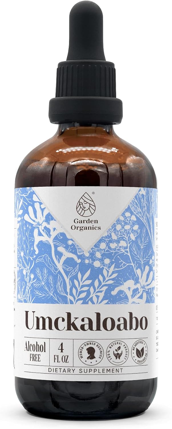 Umckaloabo Tintura Natural Sin Alcohol, Extracto Líquido, 60 ml