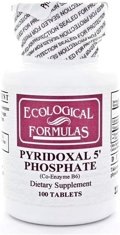 Ecological Formulas - Pyridoxal 5-Phosphate 20 mg, 100 comprimidos