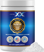 Genex Formulas - NMN Puro en Polvo 100g - Disolución Instantánea