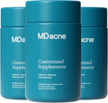 MDacne Vitaminas y Minerales para Piel Clara - 3 Paquetes (90 Cápsulas Veganas)