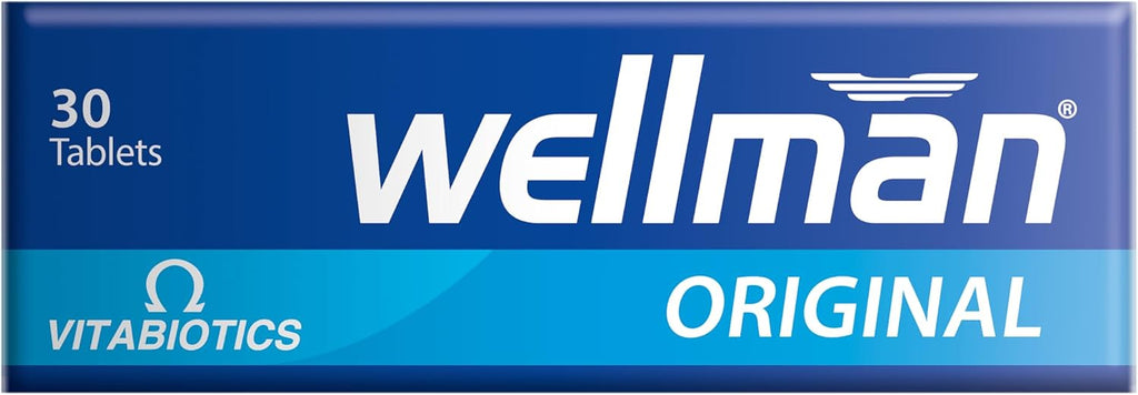 Vitabiotics Wellman - Multivitamínico para Hombres, 30 Comprimidos