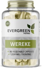 Evergreen Herbs Cápsulas de Wereke (Wereque) - 90 Cápsulas Vegetales, 1350 mg por Ración, Suplemento Herbario Mexicano para el Bienestar Diario