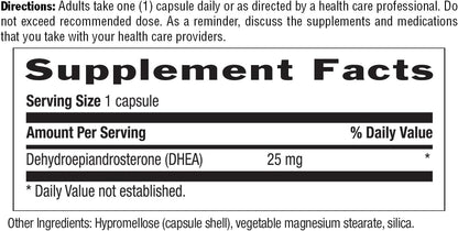 Country Life DHEA 25 mg, 90 Cápsulas Veganas – Certificado sin gluten (GFCO) – Image 5