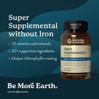Nature's Sunshine Super Supplemental sin Hierro - Multivitamínico Completo con Minerales, Hierbas y Aminoácidos, 120 Comprimidos