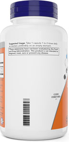 NOW Foods L-Theanina, Doble Concentración 200 mg por Cápsula con Inositol - 180 Cápsulas Vegetales (Pack de 2)