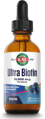 KAL Ultra Biotin 10000mcg DropIns - Gotas de Biotina L