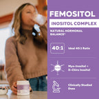 FemoSitol Inositol en Polvo - Complejo de Myo-Inositol y D-Chiro Inositol 40:1 (123 g)