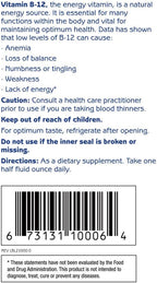 1st Step Liquid B-12 - Vitamina B12 Líquida Cherry Charge 473 ml