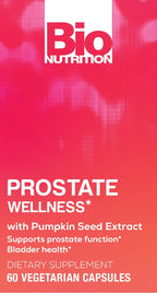 Bio Nutrition Prostate Wellness with Pumpkin Seed Extract - 60 Capsules