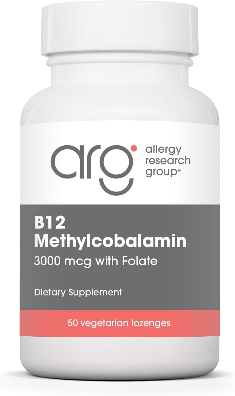 ARG B12 Metilcobalamina 3000 mcg con Folato - 50 Comprimidos