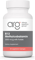 ARG B12 Metilcobalamina 3000 mcg con Folato - 50 Comprimidos