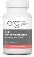 ARG B12 Metilcobalamina 3000 mcg con Folato - 50 Comprimidos