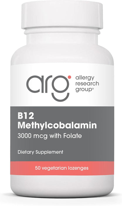 ARG B12 Metilcobalamina 3000 mcg con Folato – Reducción del cansancio y la fatiga: Ayuda a mantener los niveles de – Image 1