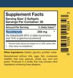 Researched Nutritionals TocoPure D&G - Annatto Vitamina E Tocotrienols - 60 Softgels