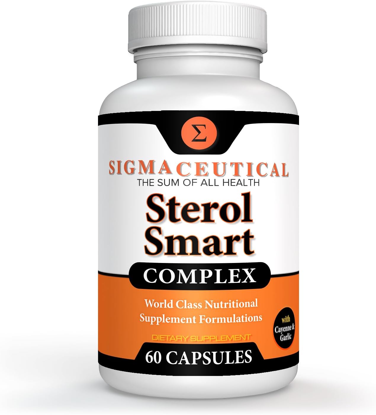 Complejo de Niacina, Beta-Sitosterol, Policosanol, Esteroles Vegetales, Ajo y Cayena - 60 Cápsulas