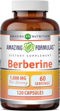 Amazing Formulas Berberina 1000 mg, 120 Cápsulas