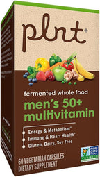 plnt Fermented Whole Food Men's 50+ Multivitamin (60 Cápsulas Veganas)