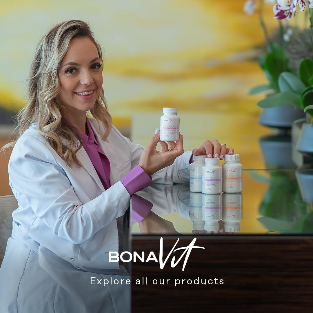 Bonavit FemStrong - Complemento Natural para el Bienestar Femenino - Equilibrio Hormonal - 30 Comprimidos Veganos
