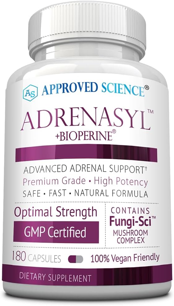 Adrenasyl de Approved Science - Apoyo para las Glándulas Suprarrenales - 60 Cápsulas