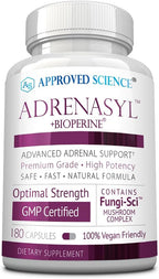 Adrenasyl de Approved Science - Apoyo para las Glándulas Suprarrenales - 60 Cápsulas