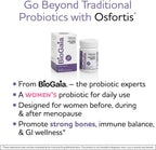 BioGaia Osfortis - Probiótico Femenino con L. reuteri 6475, 60 Cápsulas