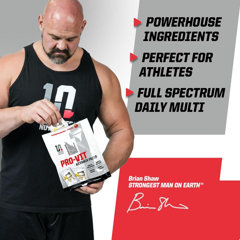 Undefined Nutrition Pro-VIT by Brian Shaw – Pack Multivitamínico Completo para Hombres y Mujeres (30 Días)