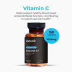 ENDUR-C® Vitamina C 1000 mg Liberación Sostenida con Escaramujo - 150 Comprimidos