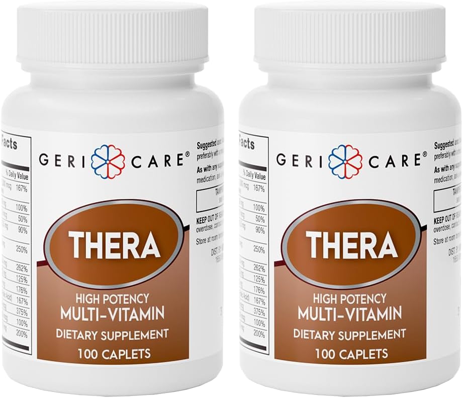 GeriCare Thera Multivitamínico de Alta Potencia, 100 Comprimidos