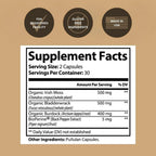 Black Girl Vitamins Sea Moss Orgánico en Cápsulas – 92 Minerales Superalimento – Vegano y No Transgénico
