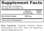 NusaPure Polen de Abeja 1500mg 200 Cápsulas Vegetales (Vegano, Sin OGM)