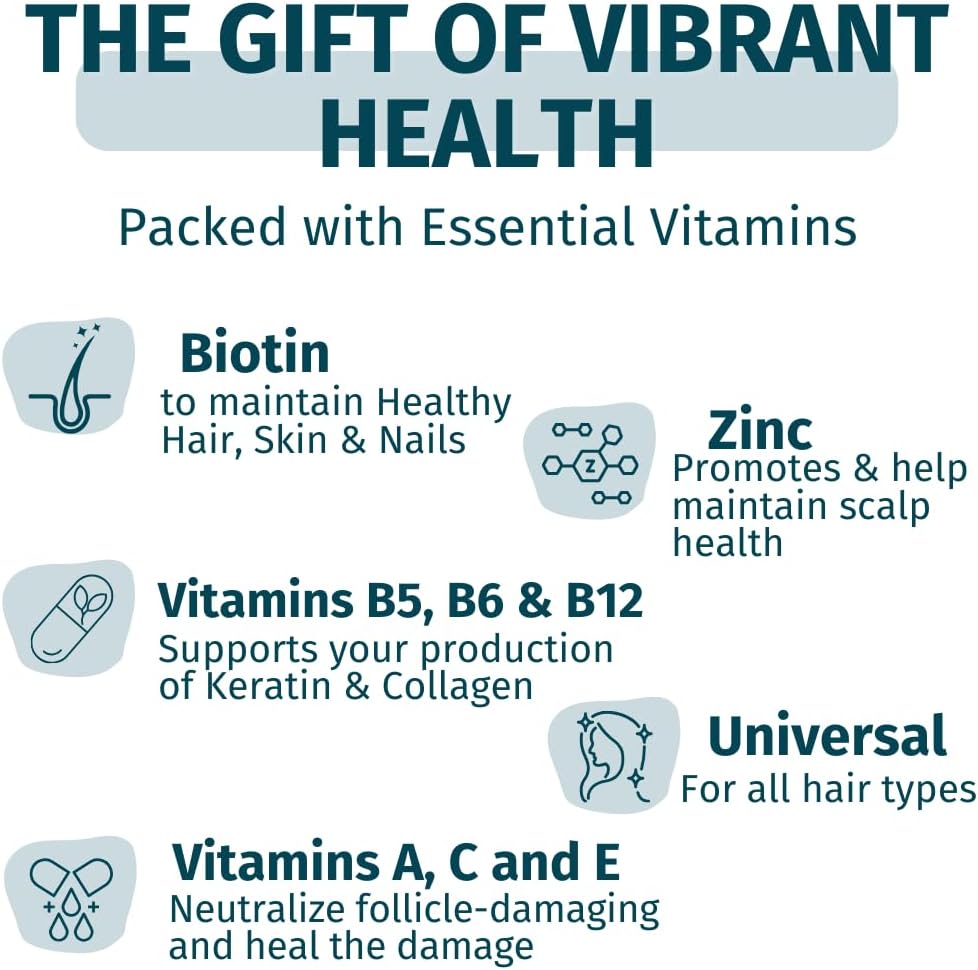 WEEM Gummies de Biotina Extra Strength para Cabello, Piel y Uñas - Vegano - 1 Unidad