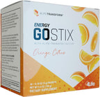 4Life Energy Go Stix Mezcla de bebida de naranja cítrica con aminoácidos, 30 sobres